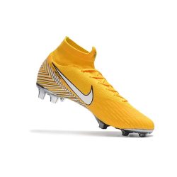 Neymar Nike Mercurial Superfly 6 Elite FG voor Kinderen - Geel Wit_3.jpg